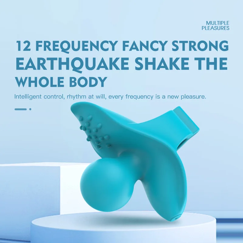 Wiederaufladbarer 12-Modi-Fingervibrator, Klitoris-Massage, G-Punkt-Stimulation, Vibrator, Ei, Masturbation, erwachsenes Sexspielzeug für Frauen ab 18 Jahren