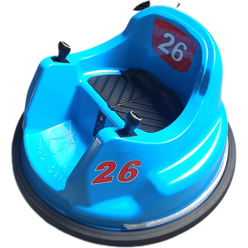 

DIY Sticker Race Car 12V Kids Toy Electric Ride On Bumper Car Vehicle with Remote Control, LED Lights & 360 Degree Spin, 2 Speed