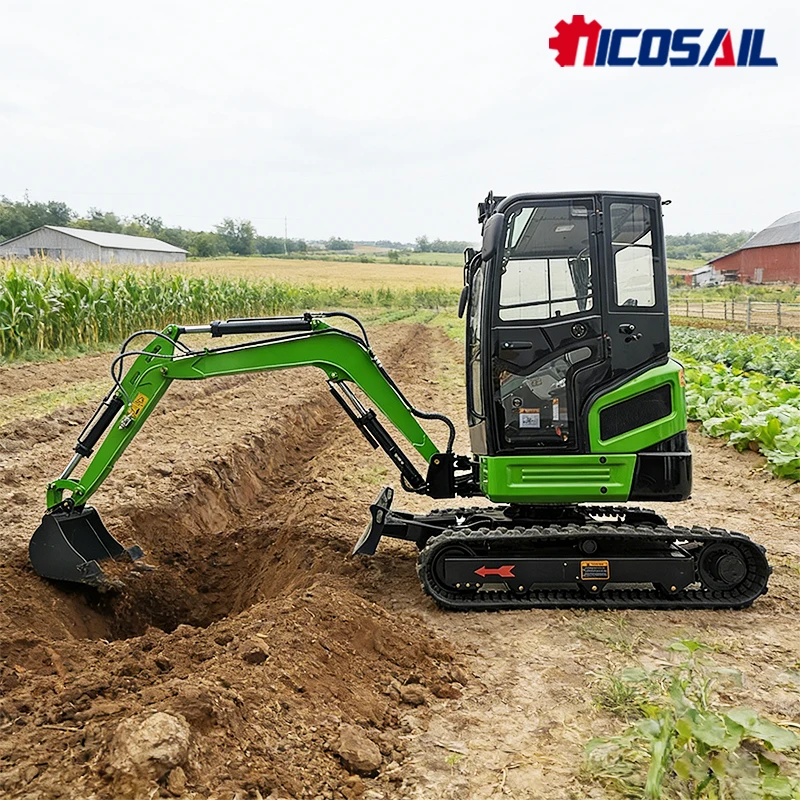 

3ton Micro Excavator With Hydraulic Thumb CE Approved For Digging Trenching And Landscaping