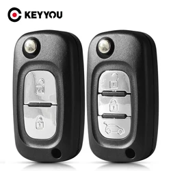 KEYYOU New Replacement Car Key Case 2/3 Buttons For Renault Clio 3 Kangoo Master Modus Twingo 2006-2016
