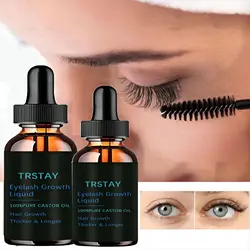 Eyelash Growth Liquid Natural Moisturizing Pure Castor Oil Growth Serum For Eyelashes Eye