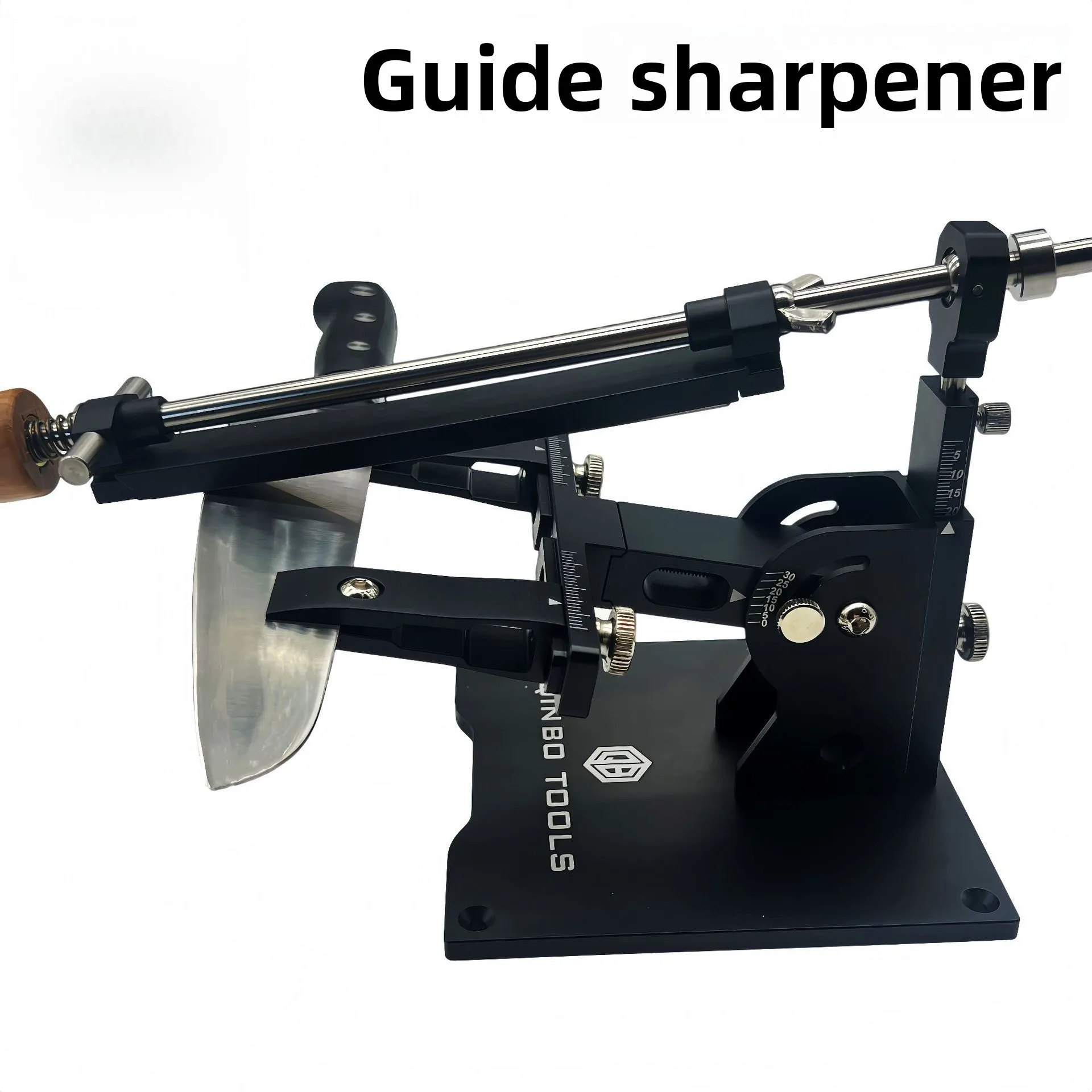 Guide sharpening system, aluminum professional fixed angle  sharpener set, angle adjustable sharpener