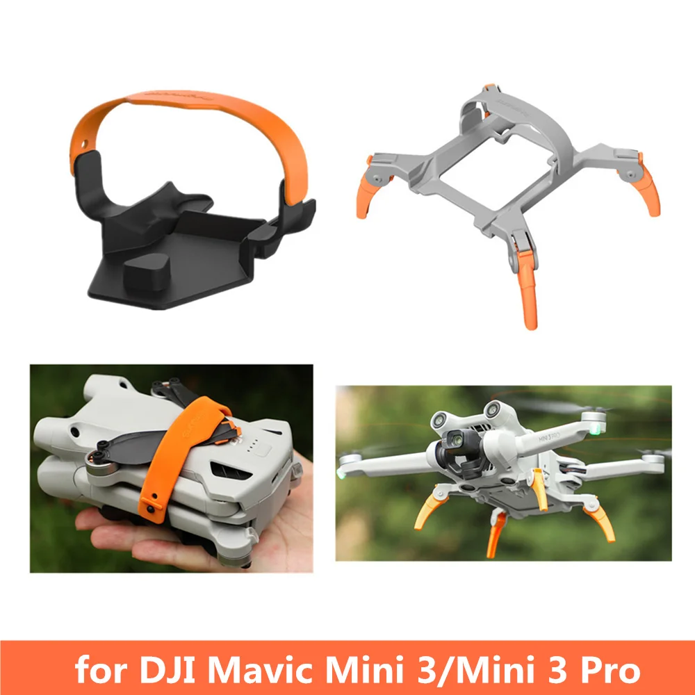 Mavic Mini 3 eliche supporto copertura protettiva e estensioni del carrello di atterraggio gamba di supporto per DJI Mini 3 Pro accessori per droni