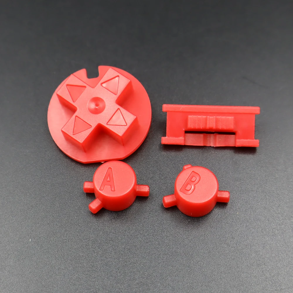1 Juego adecuado para Game boy, carcasa de botón de color para botones de Color GBC, Kit de botones de repuesto de juego GBC, Color DIY