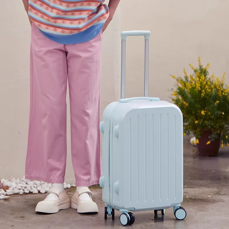 กระเป๋าเดินทางขนาดเล็ก 28 นิ้ว น้ำหนักเบา ทนทาน พร้อมกุญแจรหัส  แบบมีล้อลาก สำหรับผู้ชายและผู้หญิง