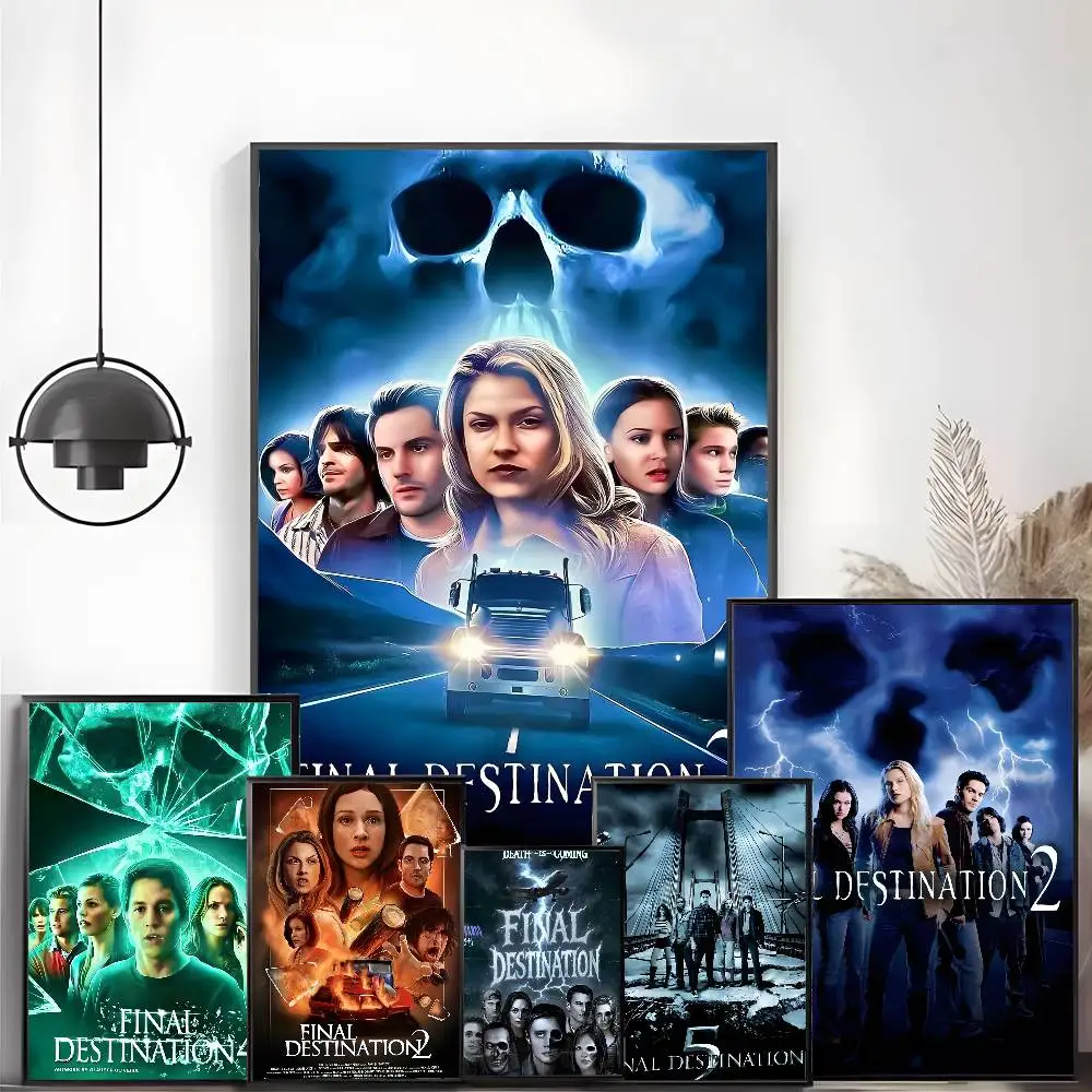 F-Final D-DestinationS Movie Poster High-definition art sticker Self adhesive waterproof home decoration