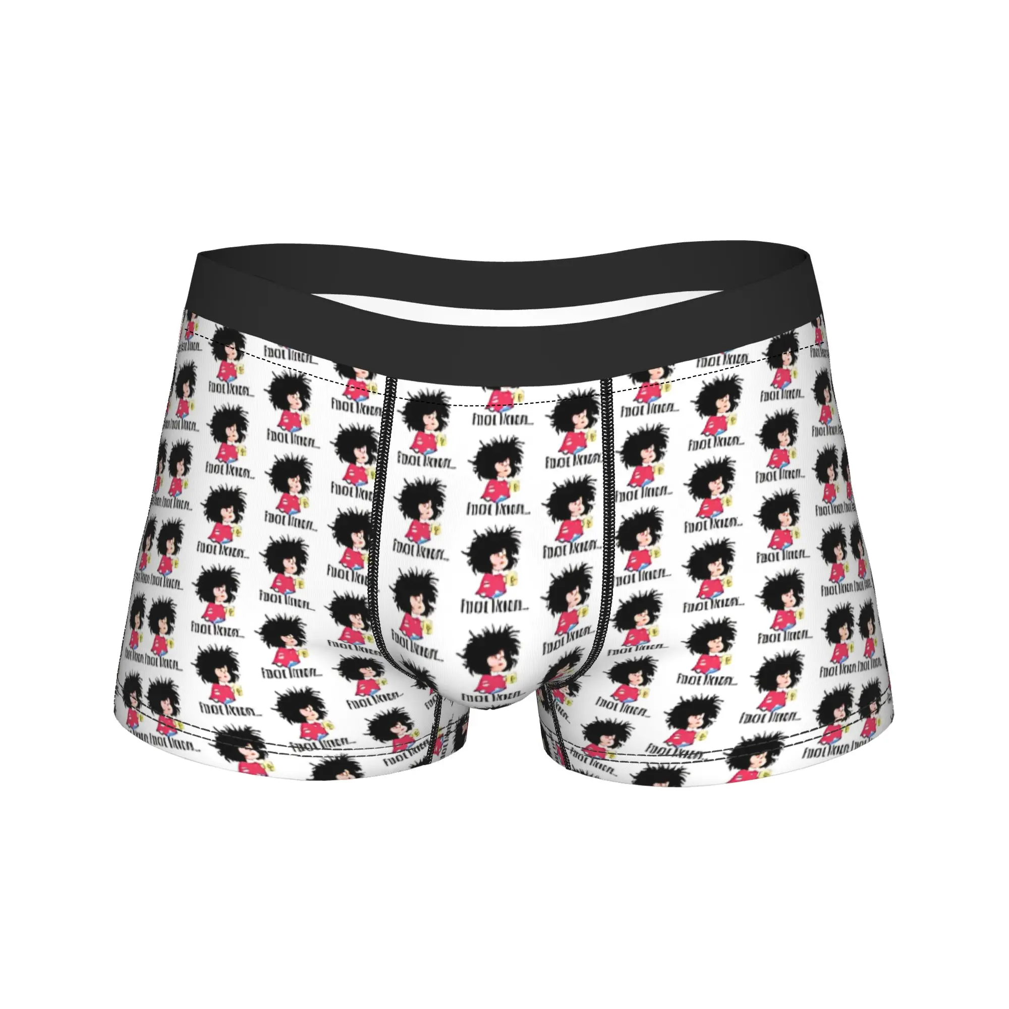 

Нижнее белье Pinche Monday Funny Mafalda, мужские шорты, забавные боксеры, трусы больших размеров с качественной печатью