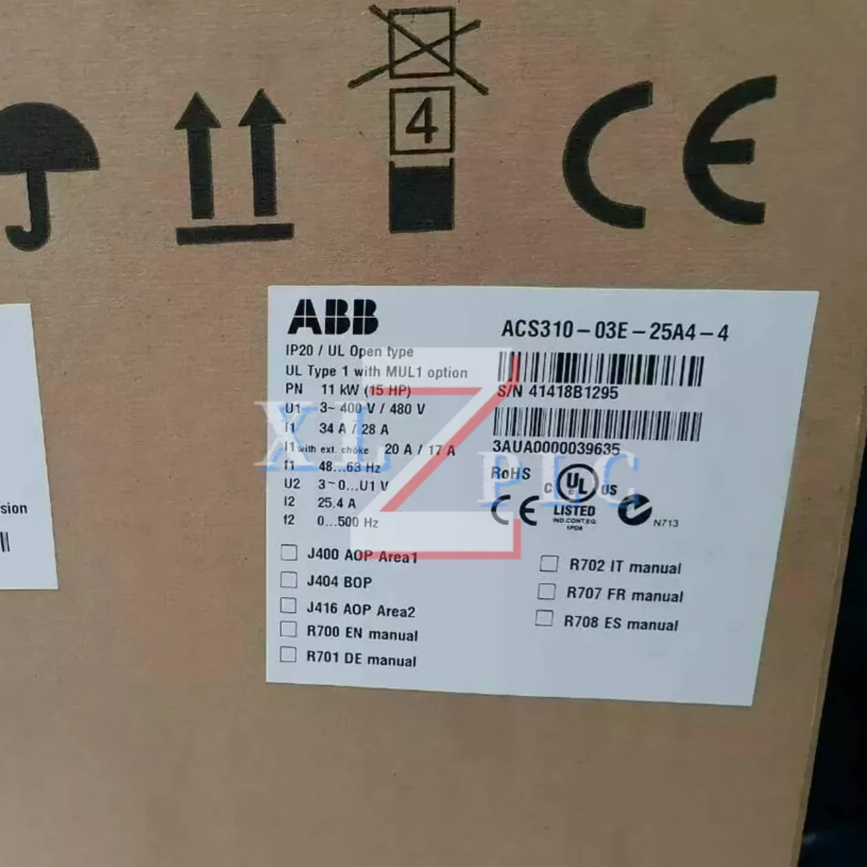 

Frequency Converter new original ACS310-03E-25A4-4