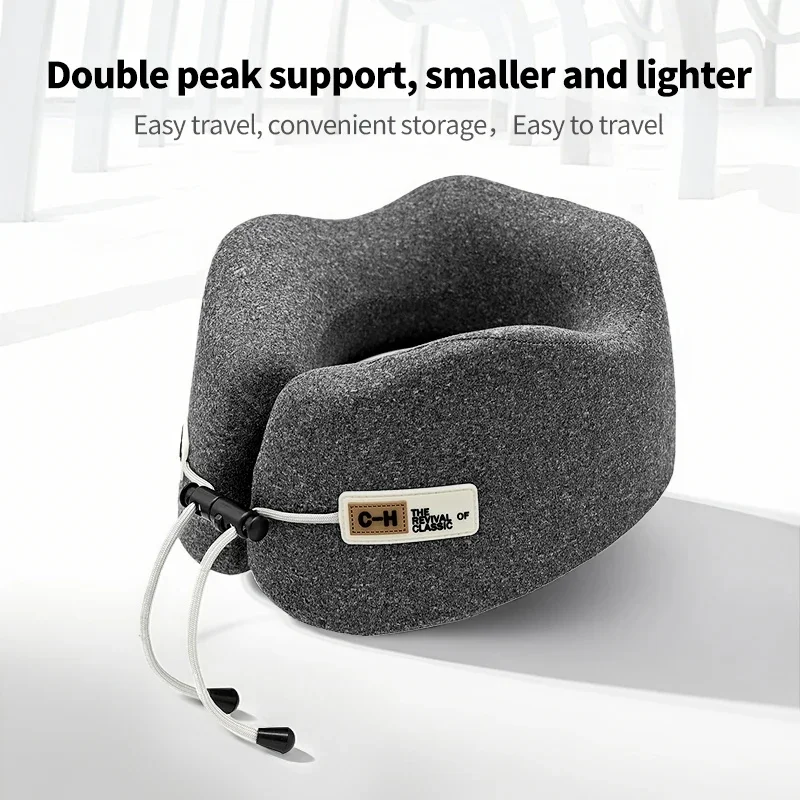 Memory Foam U Shaped Neck Pillow Portable Travel Support Cushion For Airplane Trip Comfort Shoulder Rest Sleeping Accessory
