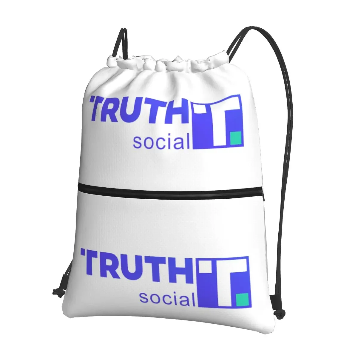 

Truth Social Media Truth Social Trump - Trump's Fans Gifts Backpacks Drawstring Bag Sundries Bags For Travel Sport Man Woman