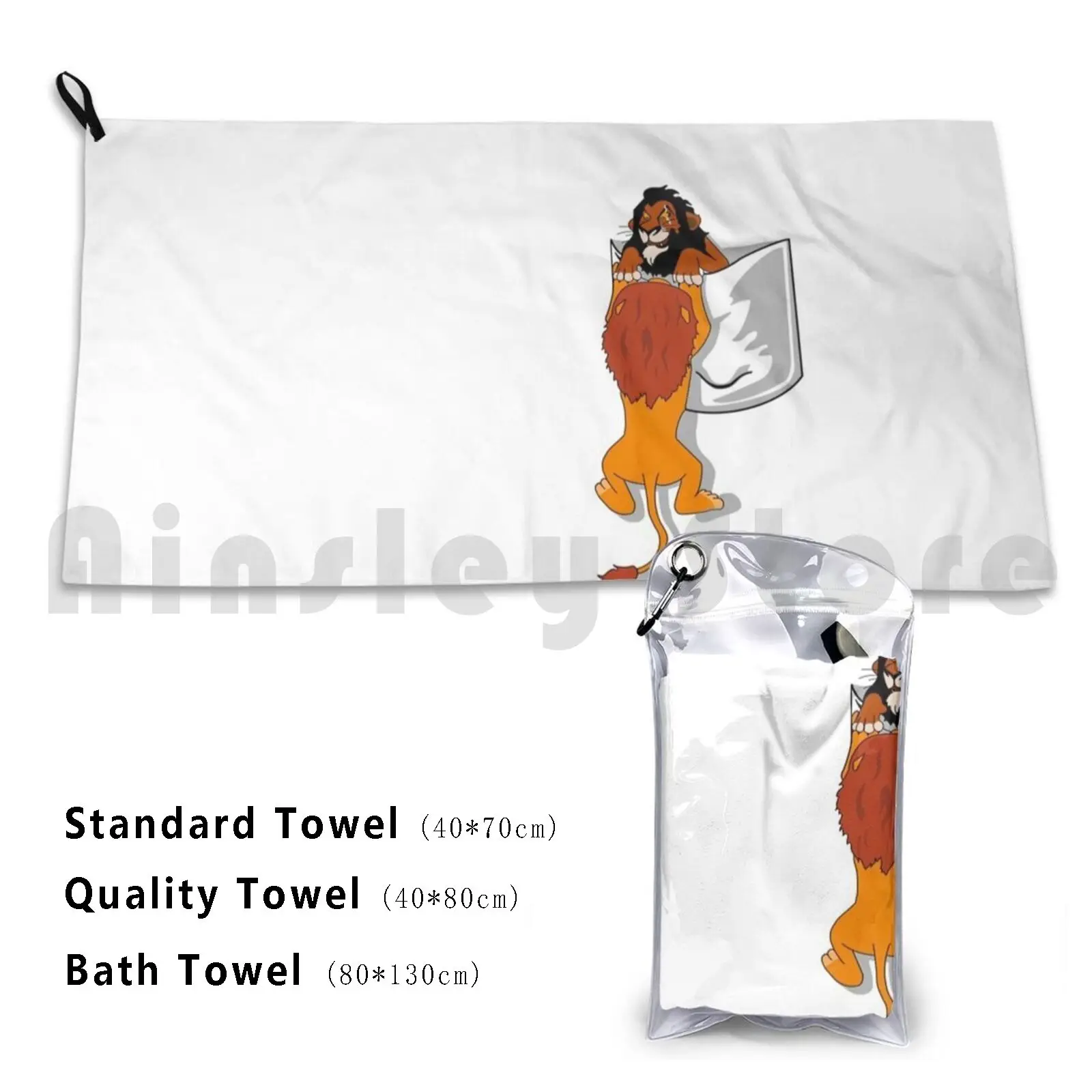 Lion Fight Custom Towel Bath Towel Pocket King King Of The Wild Lion Animal Wild Love Lion Merch