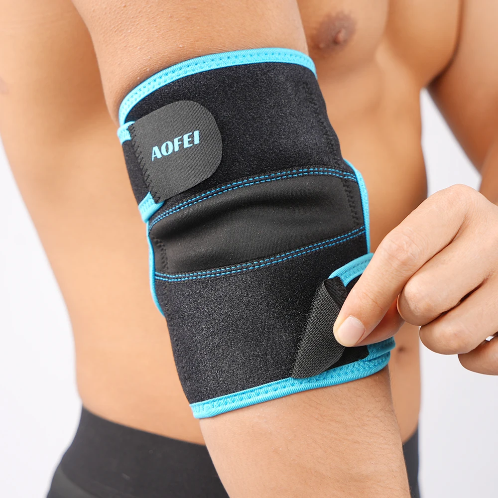 AOFIT 1PC Elbow Brace Compression Arm Sleeve Elbow Support Tendonitis Tennis Golfers Arthritis Weight Lifting Elbow Protector