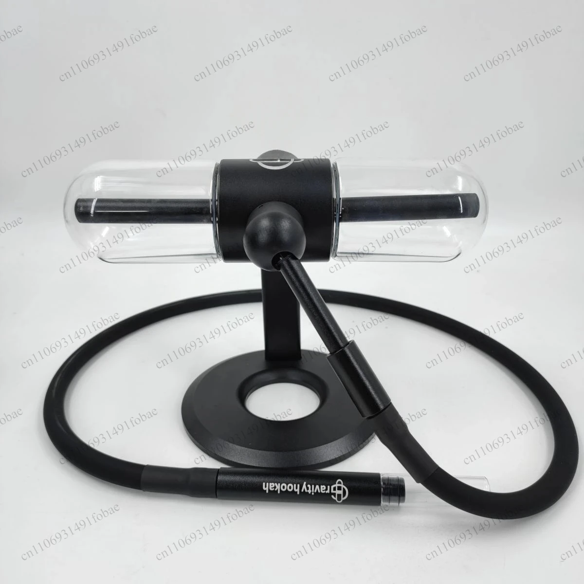 Gravity Smoking Pipe Hookah Set with Protable Handbag Bag Bowl 360° Rotating Glass Shisha for Smoke Accessories Gifts