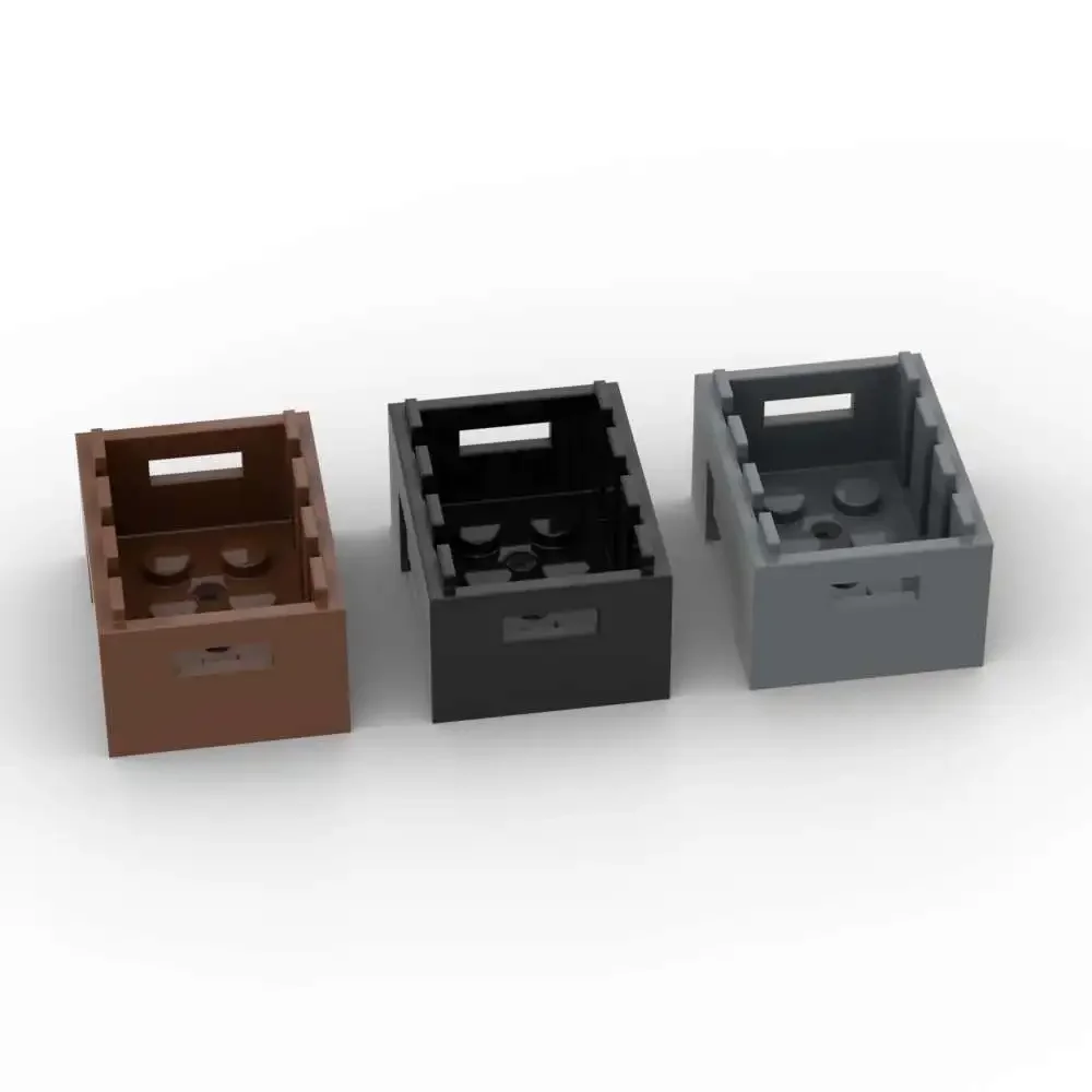 

10 sets of MOC-Kit building blocks 30150 container crates 3x4x1, sizes 2 and 3, pieces, DIY educational toys, birthday gifts