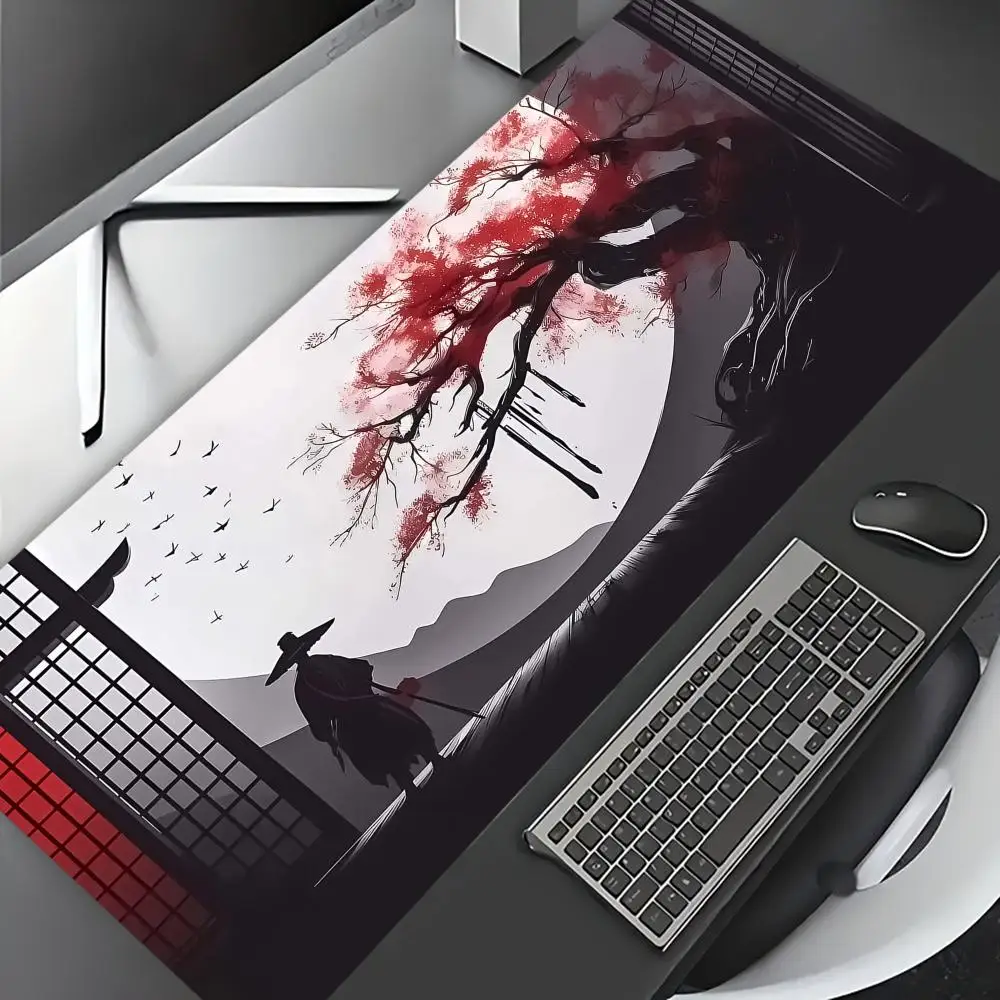 

XXL Large Gaming Mouse Pad, Giant Moon Design Pattern, Rubber Non-slip Table Pad, Stitched Edges, Perfect for Office and Gamers