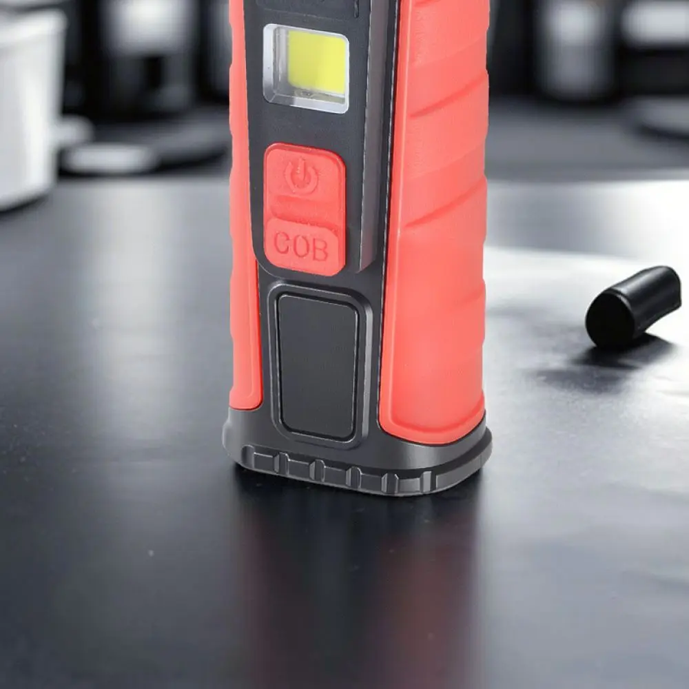 Portable COB Work Light Magnetic Rechargeable Flashlight Inspection Lamp For Jixing Outdoor Emergency Repair Lighting Tool