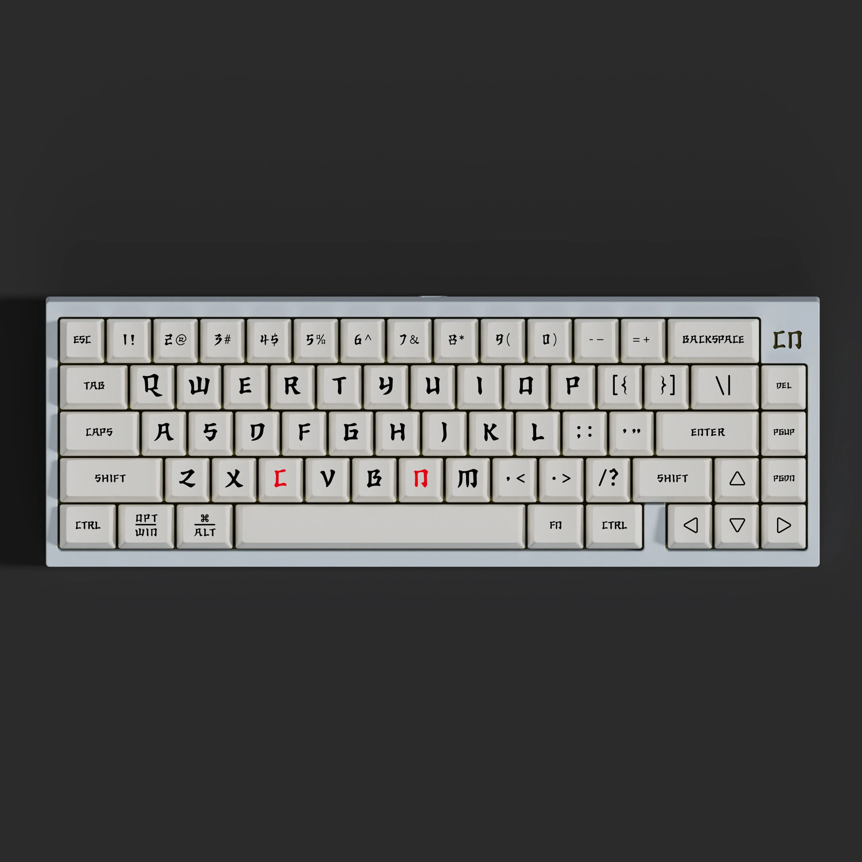 

Chinese character culture theme keycap customization pbt five-sided hot sublimation original factory height keycap split space