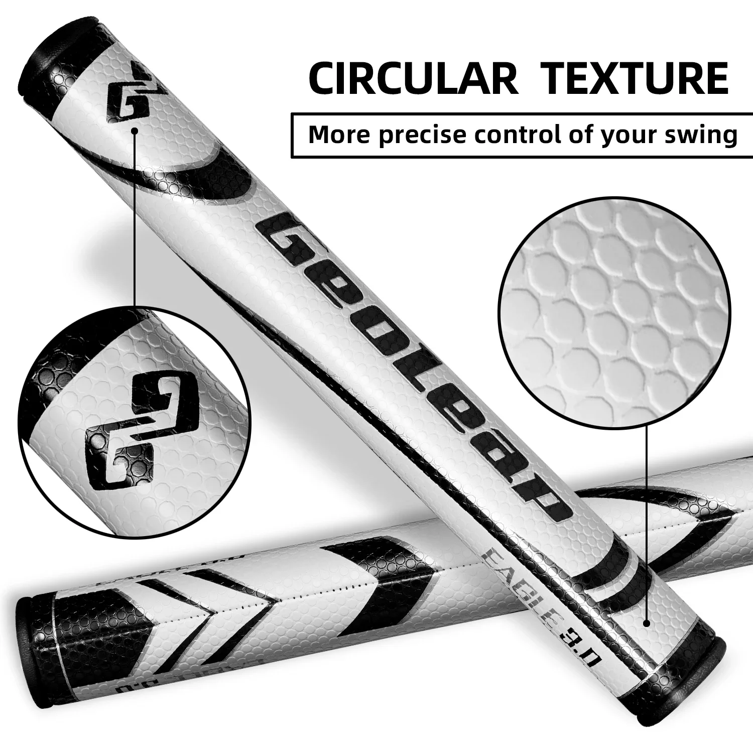 Geoleap Golf Putter grips PU Putter Grip Soft Polyurethane Material 1.0,2.0 ,3.0, 5.0 Golf Club Grip Wholesale