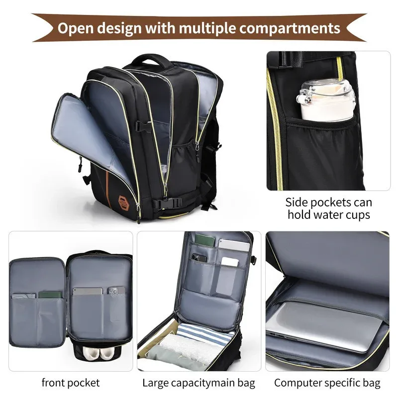 Fashionable High Capacity Travel Backpack Multi-functional School Bag for Men And Women Business