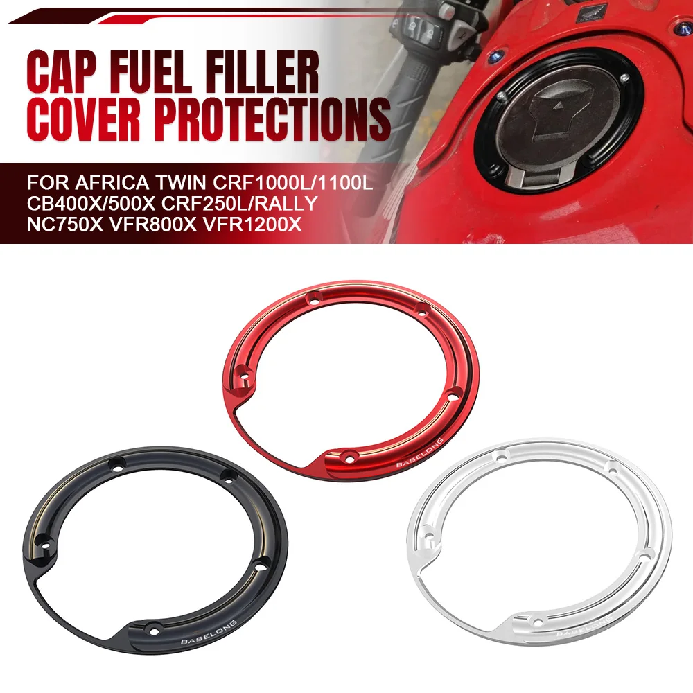 

For Honda Africa Twin CRF1000L/1100L CB400X/500X CRF250L/Rally NC750X VFR800X VFR1200X Fuel Tank Gasket Cap Fuel Tank Protective