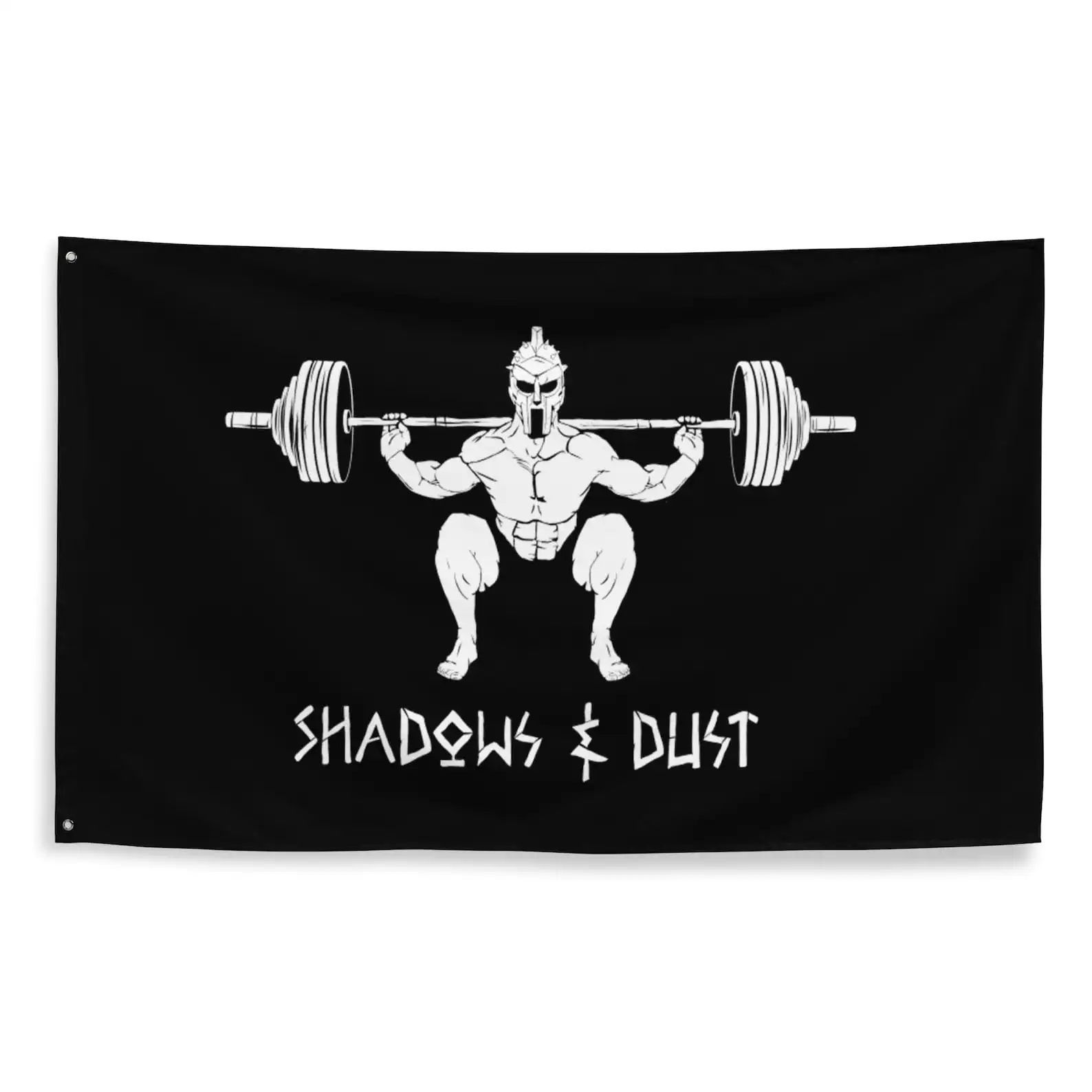 SHADOWS AND DUST Gym Flag Garage Decoration for Bedroom Outdoor Decorations Tapestry Funny Flags Flaga Advertising Barber Shop