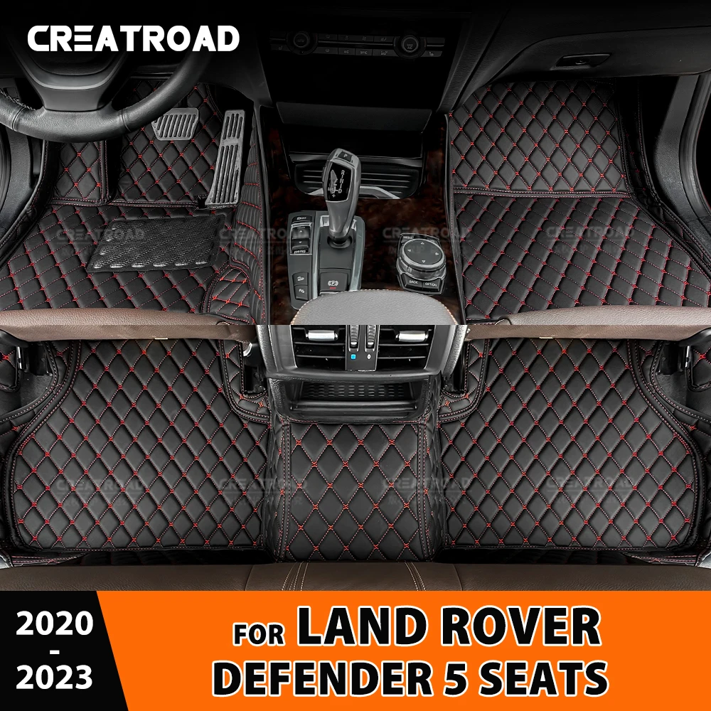 

Car Floor Mats For Land Rover Defender 5 Seats 2020 2021 2022 2023 Custom Auto Foot Pads Carpet Cover Interior Accessories