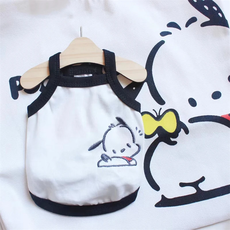 Funny Cartoon Summer Cat Vest for Small Medium Dogs Soft Cotton Puppy Clothing Breathable Pet T Shirt Leisure Sphinx Cat Clothes