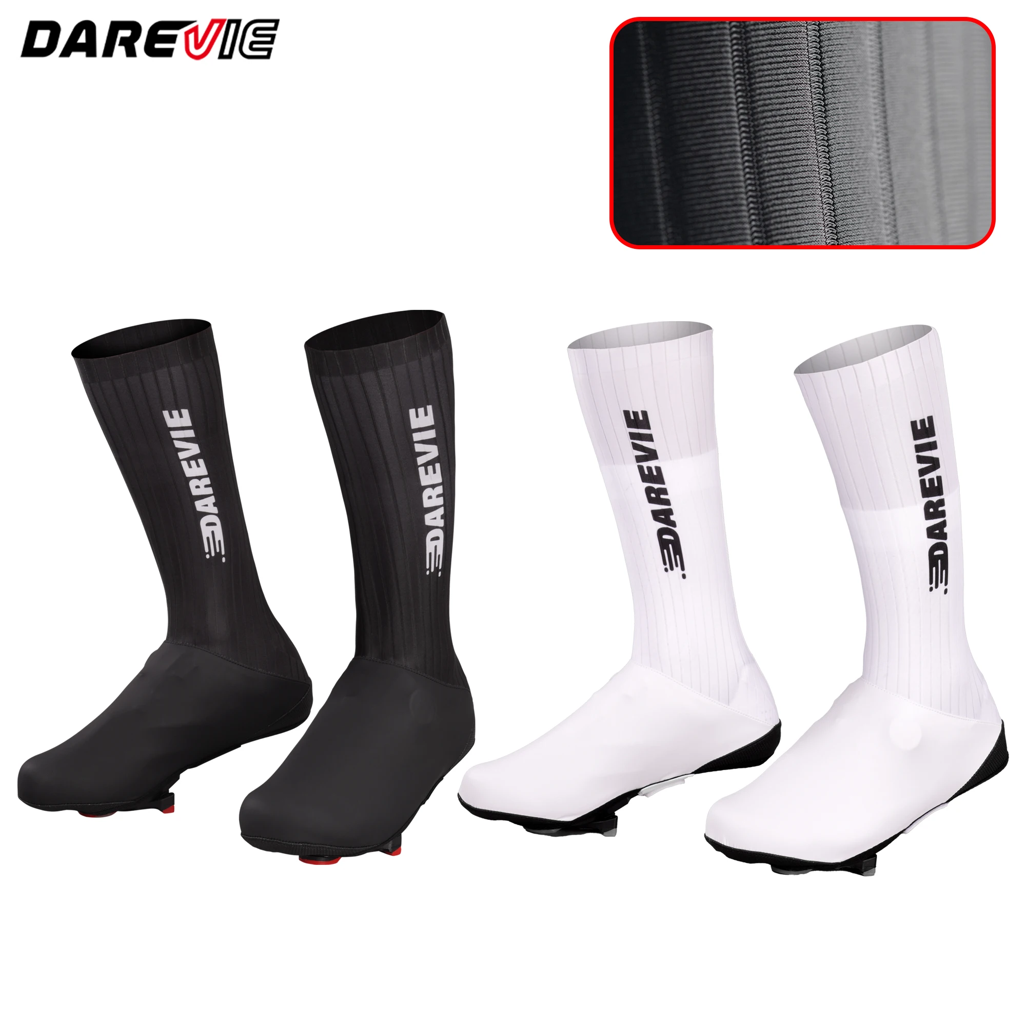 DAREVIE AERO pokrowiec na buty kolarskie antypoślizgowe wodoodporne Aero Overshoes jazda na rowerze wiatroszczelna Aero buty rowerowe pokrowiec na akcesoria rowerowe