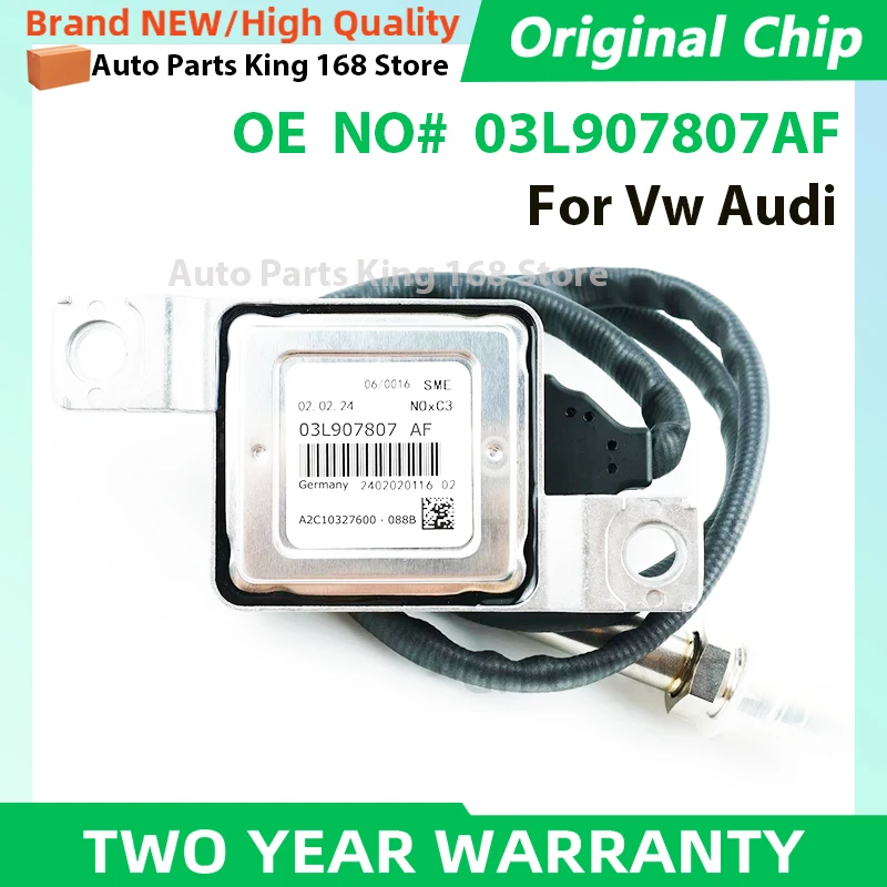 03L907807AF 03L907807 AF Nitrogen Oxygen NOx Sensor 12V for Per Volkswagen Passat 2.0L 2012-2015 sensore diossid