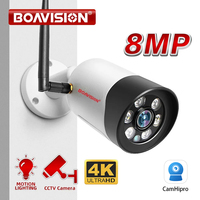 8MP 5MP Wifi IP Camera 1080P Security Wireless Camera Outdoor Full Color Night Vision 2-Way Audio Bullet Floodlight Camera