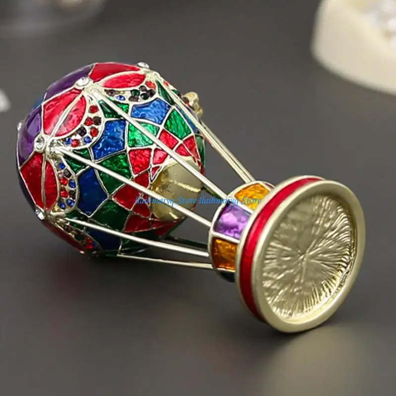 573B Adorable Hot Air Balloon Alloy Jewelry Box Closure for Earrings