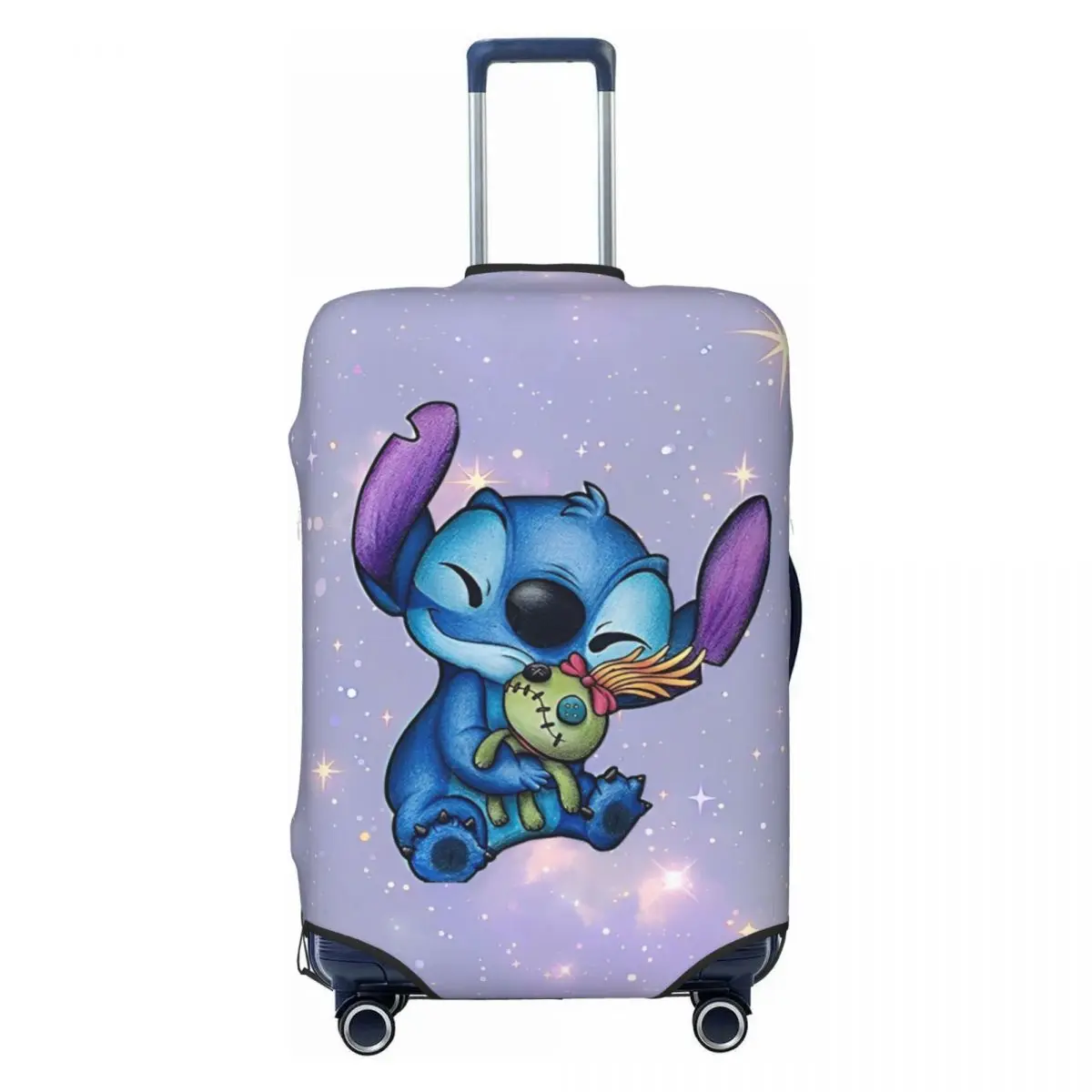 

Stitch Cute Cartoon Animation Suitcase Cover Cruise Trip Vacation Useful Luggage Case Protector