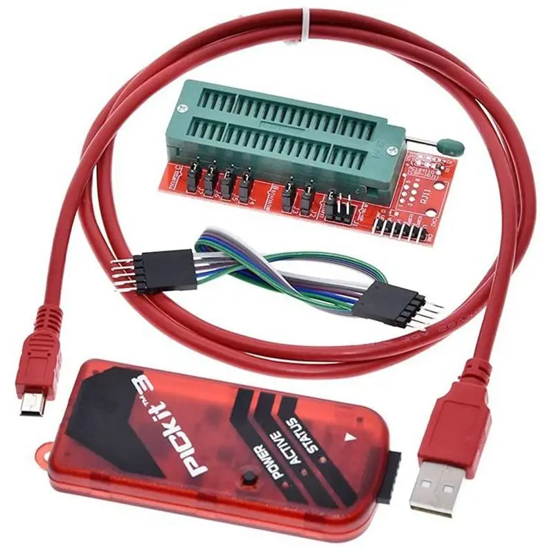 Winter Essential 3X PICKIT3 Programmer + PIC ICD2 PIC Kit 2/3 Programming Adapter Universal Programmer Seat FZ0508