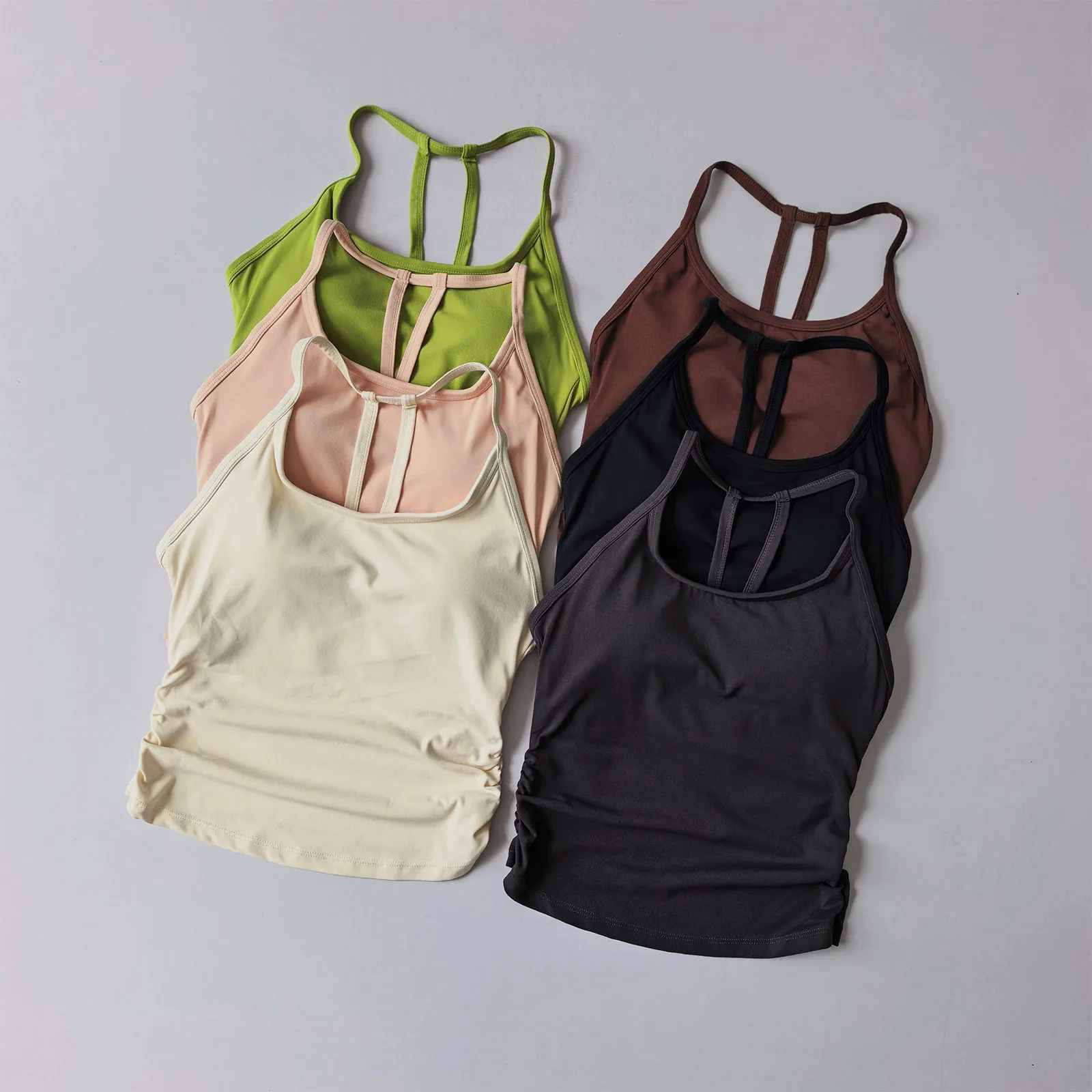 Festgelegte Cups, sexy, schöner Rücken, Sportweste für Damen, Träger-BH mit Brustpolster, Yoga-Bekleidung, Unterwäsche, Pilates-Yoga-BHs, Fitness-Top – Detail 2