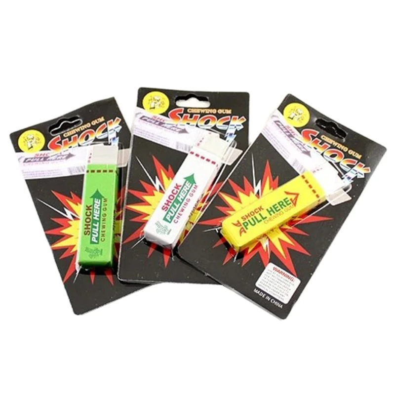 Electric Shock Gum Gadget Party Supplies Trick Playing Chewing Novelty Gag Practical Joke Toy Prank Props Children Gift