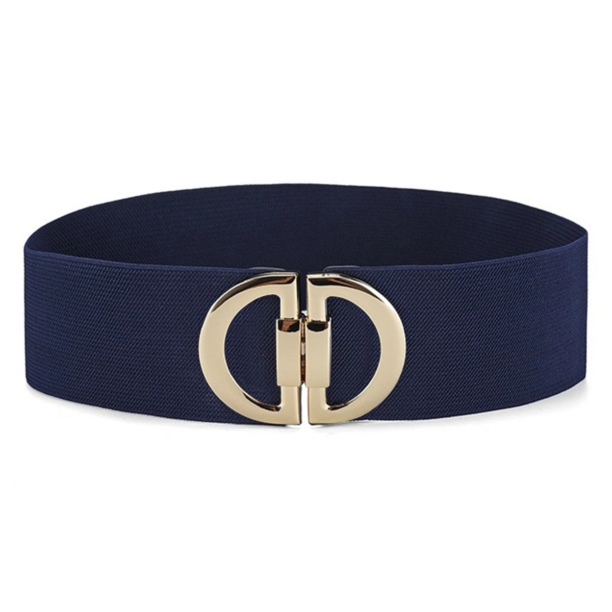 SISHION خمر موضة مطاطا حزام مشد المرأة حزام خصر عريض أسود أزرق كحلي حجم كبير أحزمة السيدات حجم كبير SH162