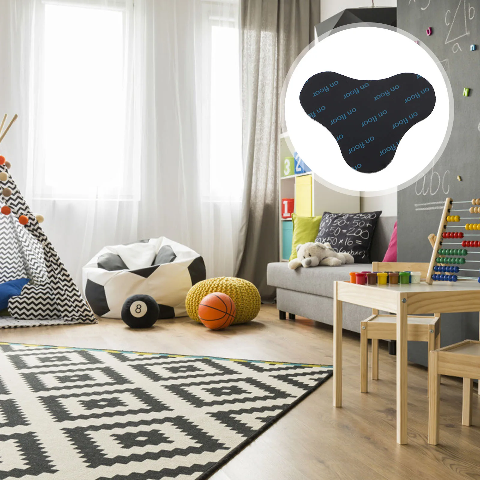 

12pcs Non-Trace Carpet Grippers Removable Anti-Slip Tape For Home Bathroom Floor Mats Reusable Carpet Fixing