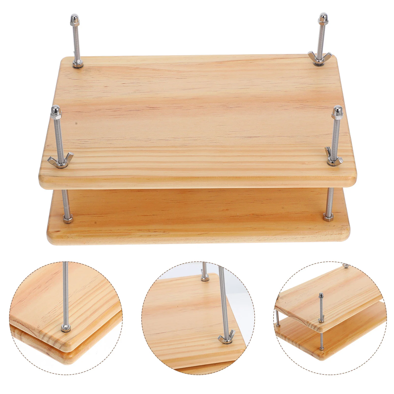 

Self Made Tool Wooden Book Binder 2950X1950X1300CM Metal Binding Supply Press For Bookbinding