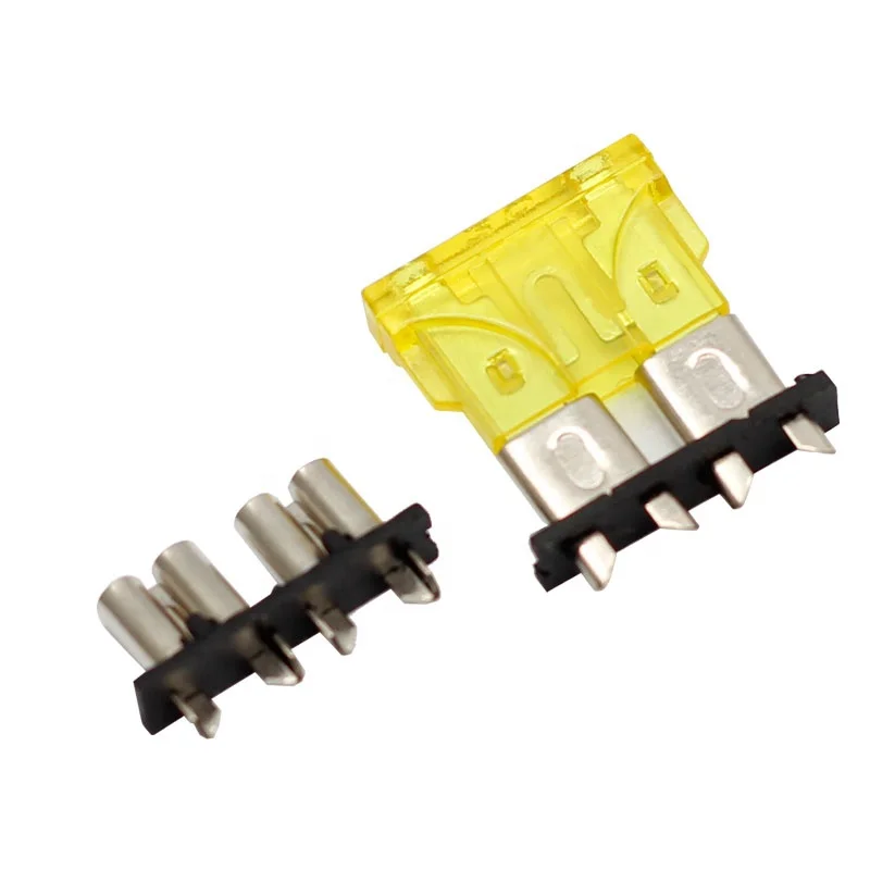 Medium Middle Standard Size Car Auto Plug In Automotive 257 287 Blade Fuse Holder PCB Mount Fuse Clip ATO ATC ATY ATU