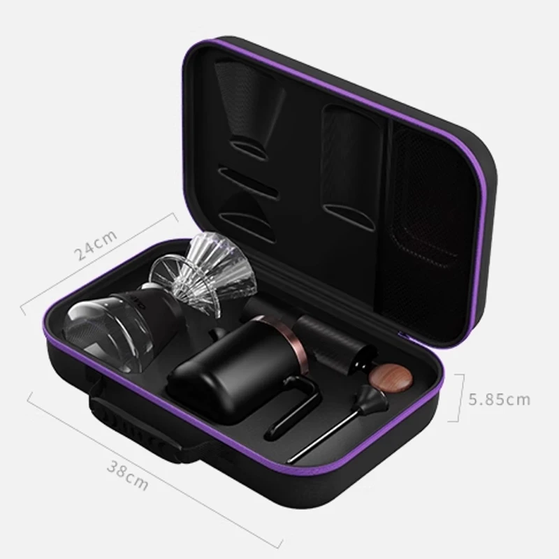 

Кофейный набор MAVO GOGO BOX, идеально подходит для заваривания, кофемолка + капельница + сервер 300 мл + чайник + термометр + бумажные фильтры в комплекте!