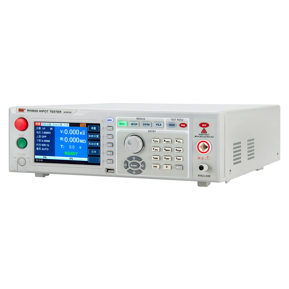 RK9920 Hi-pot Tester Withstand High Voltage Tester for AC/DC with insulation test