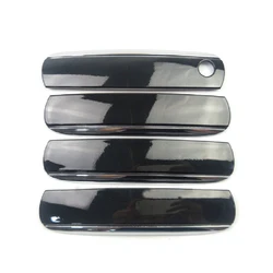 4F1839239A 4pcs/set ABS Car Outside Exterior Door Handle Cover Cap Fit For Audi A6 C6 2005 2006 2007 2008 2009 2010 2011 LHD