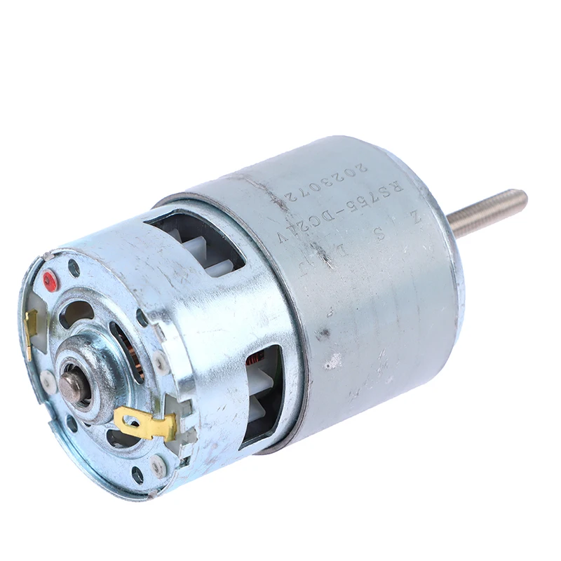 Perceuse et tournevis à charge sans fil, moteur 775 innovant et pratique, engrenage 12 V et 21V, arbre 5mm, adapté pour tondeuse à gazon Eddie ion