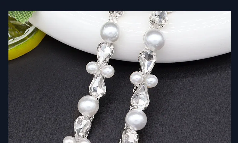 10 Meter Strass-Kette Kristall-Diamant DIY Kleidungszubehör Hochzeit Party Geschenk Dekoration Einlage Perlen Strass-Kette – Detail 5