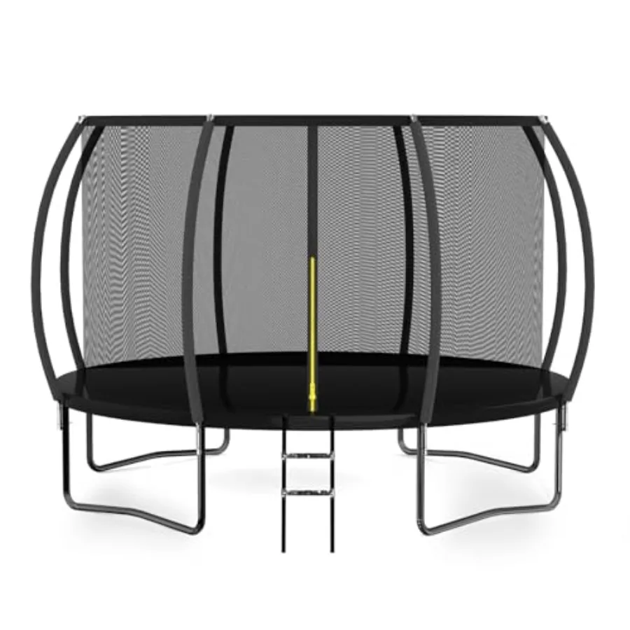 

Outdoor Trampoline 244/370/427cm with All Parts Stable Frame Construction Pumpkin Design Enclosure Net for Family ASTM Approved