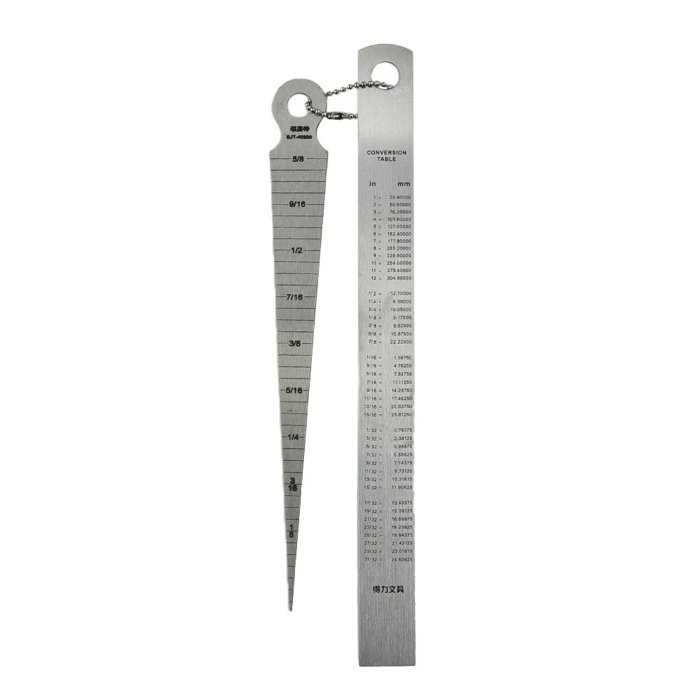 Hot Nice Practical Quality Ruler 16x1.2cm 2 in1 6.29x0.47 inch Depth Ruler Gap Hole Inspection Portable Silver