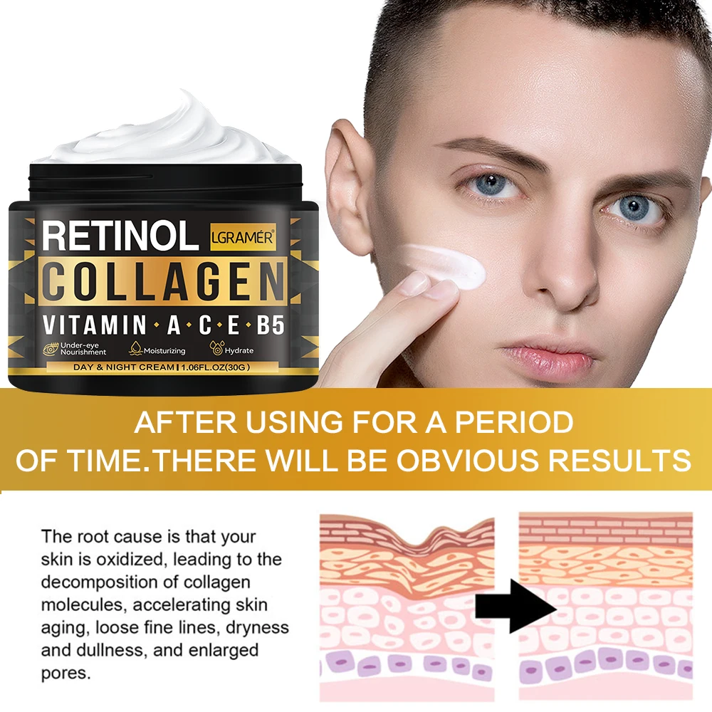 Retinol Aging Removes Wrinkles Serum Pore Shrinking Serum Whitening Moisturizing Serum Pigment Spots Remove Face Firming Oil