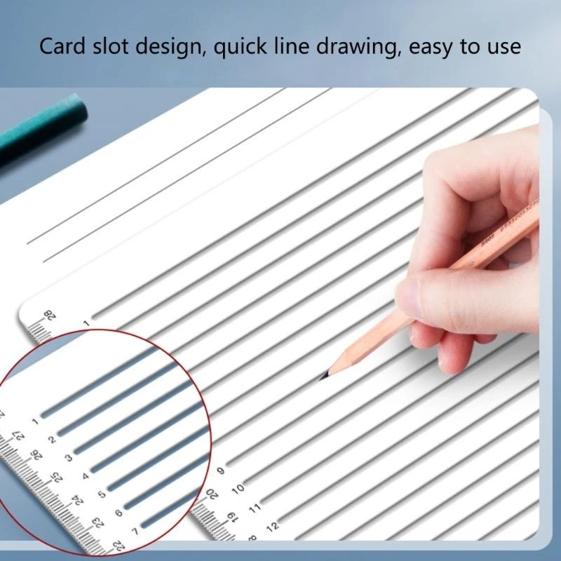 Line Drawing Stencil Straight Line Stencil Template Writing Guide Template Measuring Ruler