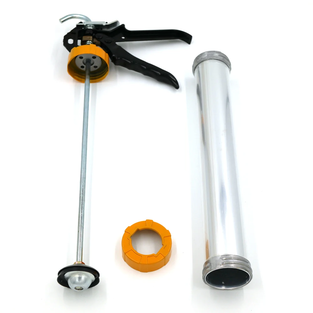 600 مللي الألومنيوم الأصفر دليل السجق التعبئة والتغليف الغراء لاصق السد بندقية