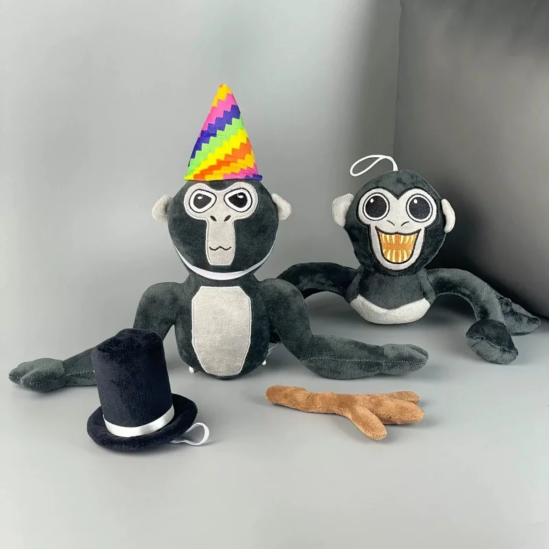 25cmGorilla Tag Monke juguete de peluche lindo suave relleno dibujos animados Anime decoración del hogar muñecas almohada Kawaii juguetes cumpleaños regalo de Navidad